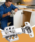Soft Close Cabinet Hinges Stainless Steel For Kitchen And Bathroom Cabinets Overlay Style Quiet Smooth Closing installation