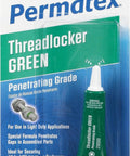 Green Thread Locker Sealant, 6 Ml High-Strength Automotive Adhesive packaging on display