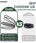 Comparison of Beefed Up Replacement Drive Belt For TimeMaster Walk Behind Lawn Mowers 3/8 X 27.5 Inch Aramid Fiber with others
