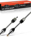 Front CV Axle Shaft Assembly Pair For Nissan Altima 2019 To 2023 FWD 2.5L Easy Install Replacement For Driver And Passenger Sides Left And Right Direct Fit Premium Quality For Easy Bolt On Durable Performance, pair shown