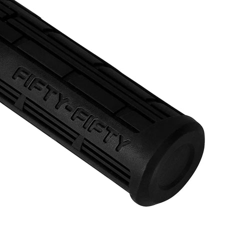 Black rubber Single Lock On Mountain Bike Grips For All Mountain And Enduro Rides Soft Grippy Cushy Cushioned Non Slip Grip Handles