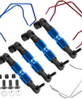 Beefed Up Aluminum Front And Rear Wide Sway Bar Kit For 1/10 Slash Stampede Rustler Rally 4X4 RC Cars Upgrade Alloy Anti Roll Bar Set