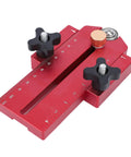 Adjustable Aluminum Table Saw Jig Guide For 3/8 X 3/4 Inch And 1/4 X 3/8 Inch T Slot Tracks Compatible With Band Saw