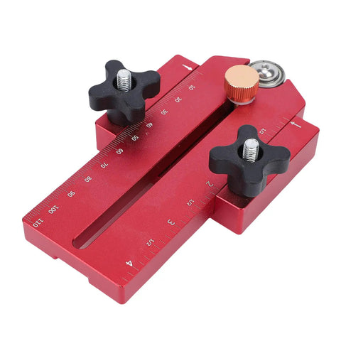 Adjustable Aluminum Table Saw Jig Guide For 3/8 X 3/4 Inch And 1/4 X 3/8 Inch T Slot Tracks Compatible With Band Saw