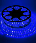 Outdoor Rope Lights 100ft LED Strip Kit 110V Waterproof for Indoor Outdoor Decor Backyards Gardens Dope for Christmas and Parties Sapphire Blue for Outdoor Living