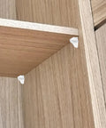 60 Pcs Plastic Shelf Support Pegs With 3mm Studs For Cupboards and Shelves, no tools needed, securing a wooden shelf