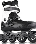 Adults And Teens Inline Skates For Men And Women, Professional Roller Blades For Fitness And Recreation, Black Metal Frame.