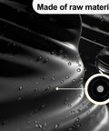 Close-up of black Direct Fit Brake Fluid Reservoir Cap For Toyota 4Runner Tacoma Highlander Camry with texture detail