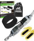 Beefy Heavy Duty Rope Hoist Kit With 4000 Lb Break Strength 65 Ft Poly Rope Includes Two 8 Ft Lift Slings With 1 Inch Web Slings