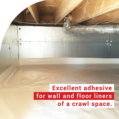 Heavy Duty Butyl Seal Tape 1 Inch By 50 Feet Weather Resistant And Leak Proof Sealant used for crawl space sealing.