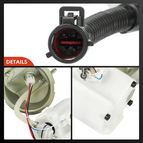 Details of Electric Fuel Pump Assembly With Sending Unit For Ford Focus 2004 2005 2006 2007 L4 2.0L 2.3L Direct Fit Plug And Play Replacement