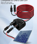 Weatherproof Solar Cable Entry Gland And Junction Box For RVs Boats Campers Vans Homes Garages And Shacks Includes 10ft 10AWG Solar Extension Cable Connector For Easy Install And Durable Outdoor Power Setup