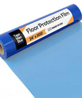 Blue Floor Protection Film 24x500 Ft Heavy Duty Self Adhesive Shield For Moving Painting And Renovations Keeps Hardwood Tile And Hard Surfaces Clean From Dust Spills And Debris