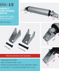 12V Linear Electric Actuator With 1 Inch Stroke And 11 Lb Load Capacity Dope High Speed Brushed DC Motor components and features