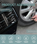 102 Piece Auto AC Valve Core Kit With Aluminum And Brass Cores For R12 R134a Leaks showing air conditioning and tire valve use.