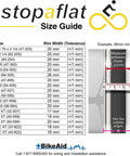 Bicycle tube size guide for Thorn Resistant Puncture Proof Bicycle Tube No Flat Design For 12.5 X 1.75 To 2.25 Inch Rims Fits Most US Rims ETRTO 47 203 Economical Replacement For Everyday Rides