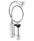 Super Bright Magnetic BBQ Grill Light With 360 Degree Gooseneck Weather Resistant Task Lighting For Outdoor Grilling Extra Long 22 Inch Flexible Spotlight Clip On Barbecue Light Gift For Men Dad Husband Silver 1 Pack shown.