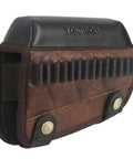 Cheek Rest Pad With 14 Round.22LR Shell Holder For Rifle Stock PU Leather Riser And Extra Cartridge Slot Hunting Gear