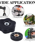 Eight Pack T Track Knob Kit With Four Star Knobs And Skeleton Knobs used in camera stand and umbrella frame