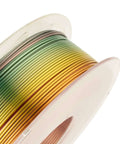 Shiny Gradient Rainbow PLA Filament 1.75mm 1kg Spool For FDM 3D Printing, Color Changing Silk Finish, Side View