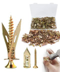 2025 Upgraded Drywall Anchors Kit With Screws, 200 Pcs Self Drilling Sheetrock Anchors And 100 Pcs Screws, hammer installation