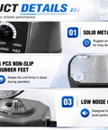 Beast Power 100W Lab Vibrator With Easy Stepless Knob solid metal housing and non-slip feet