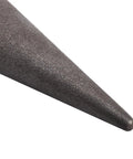 Close-up of tapered end of 1 Inch Blacksmith Hardy Tool Cone Mandrel For Anvil Or Vise, showcasing metal texture and durability.