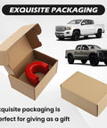 Tow Hook Covers For Chevy Colorado And GMC Canyon, Red Front Bumper Hitch Cover, Custom Fit 2015-2026 Colorado in gift box