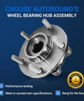 2 Pack Front Wheel Hub And Bearing Assembly Direct Fit For Nissan Rogue 2008-2013 Rogue Select 2014-2015 Sentra 2007-2012 2.5L 5 Lug ABS