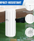Boat Dock Bumpers And Fender Guards For Edge And Side Protection Built Tough For Smooth No Drama Docking Marine Grade PVC