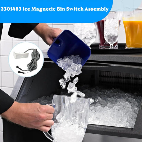 Magnetic Ice Bin Power Switch Assembly 2301483 Replacement For Manitowoc Ice Machines Plug And Play No Fuss Install With Durable High Quality Magnetic Components For Reliable Long Lasting Performance, ice bin switch with wiring