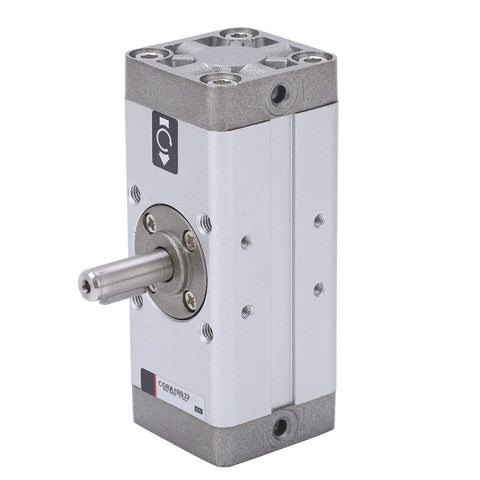 Pneumatic Rotary Actuator With Alloy Body And Double Sealing For Heavy Duty Performance Aluminum Rack Type Swing Air Cylinder CDRA1BS32-180
