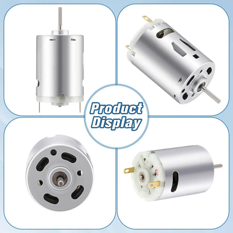 Product display of 12V DC RV Vent Fan Motor With Round Shaft Compatible With Ventline BVD0218-00 Ventadome Lids And Accessories Ideal Replacement For RV Bathroom Roof Exhaust Fans Quick Install With No Fuss