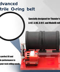 Beefed Up Heavy Duty Rock Tumbler Drive Belt Replacement Direct Fit For A R1 R2 R3 R6 R12 and B Model Tumblers with nitrile O-ring