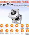 Ratio 5 To 1 Planetary Gearbox For Nema 34 Stepper Motor Backlash 10 Arcmin With 14mm Input Shaft and icons for performance features