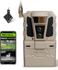 Game Changing Cellular Trail Camera With Epic Battery Life And Instant Photo Alerts For Dedicated Hunters Includes Premium Microfiber Wipe For Crisp Lens Views All Season Field Ready shown with smartphone and lens cleaning tool.