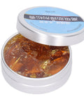Open tin showing High Purity Rosin Soldering Flux Paste for Electronics No Clean 30g Low Smoke No Mess Works Like a Charm