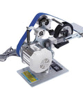Straight Up Heavy Duty 1X30 Belt Sander Bench Grinder Featuring Brushless Motor And Stepless Speed Control showing compact belt sanding setup.