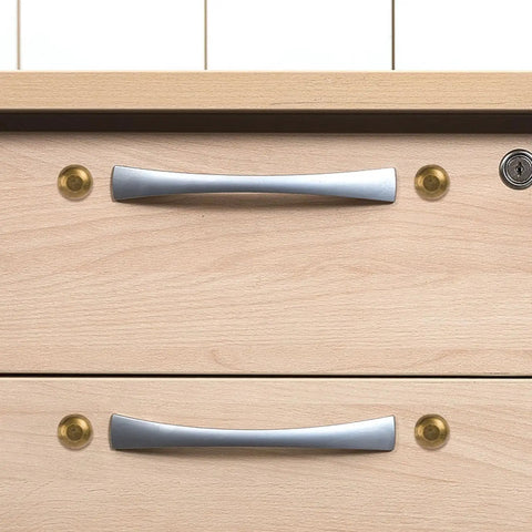 Killer Brass Decorative Screws With Antique Bronze Caps For Upholstery And Furniture Repairs on drawer with silver handles
