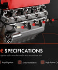 Engine Ignition Coil Pack Set For Hyundai Elantra Kona Sonata Kia Forte Optima 2015-2024 illustration with high power output