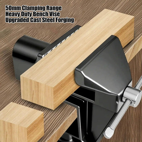 Cool Mini Table Vise With Adjustable Clamp Jaw For Secure Carving Woodworking And Detail Assembly Projects At Home Or Work with wood block