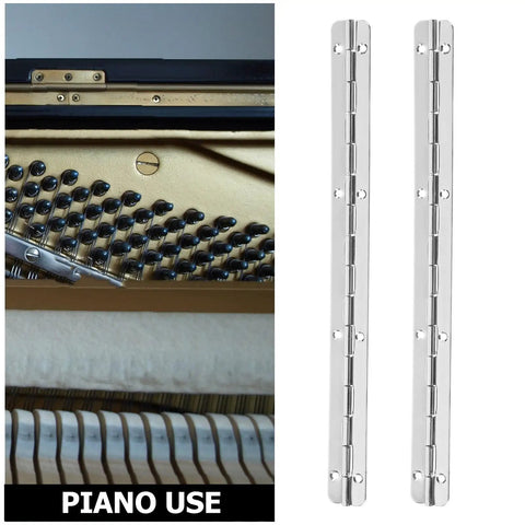 Three Pack Heavy Duty Piano Hinges Stainless Steel Long Hinges for piano use