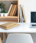 Solid 6x10 Inch Kraft Bubble Mailers 50 Pack Padded Self Seal Envelopes for small business on white desk near laptop