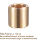 Beefy Cast Brass Self Lubricating Sleeve Bearings 13mm Bore 19mm OD 20mm Length Bushing for high temperature use