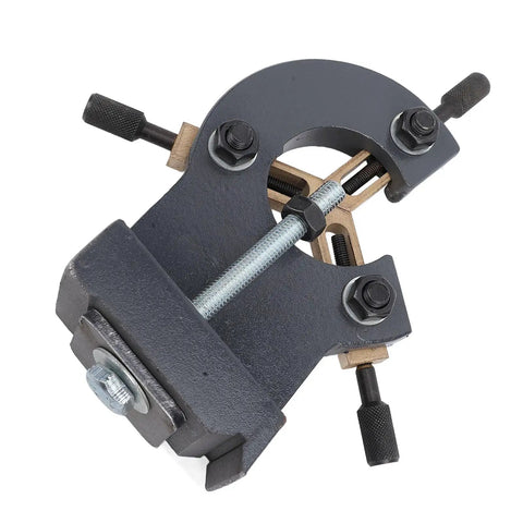 Heavy Duty Mini Wood Lathe Steady Rest Rock Solid Build For Flawless Precision Turning Hardcore Aluminum Design top view with metal frame
