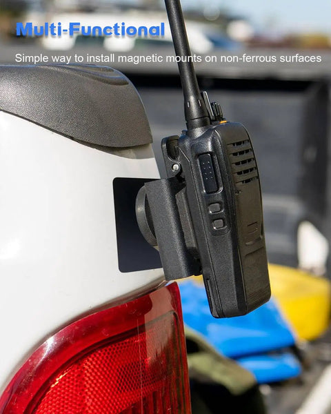 Self Adhesive Magnetic Mount Pad For Aluminum Cabs No Drilling 8 Pack Ideal For LED Light Bar Pods Spotlights Beacons And Radios
