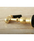 Kitchen Faucet Sprayer With Hose In Polished Brass, Corrosion-Resistant Finish, Durable Brass Construction
