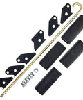 Lawn Striping Kit For 50 54 And 60 Inch Decks For Zero Turn Mowers Works With Cub Cadet Ultima Series And Troy Bilt Mustang Z50 Z54 50 Or 54 Inch Decks Pro Grade Easy Install Replacement Part 19A70059OEM components displayed