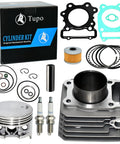 TRX300FW Cylinder Kit Air Cooled Compatible With Honda Fourtrax 300 1988 2000 Top End Rebuild Kit with piston and gasket