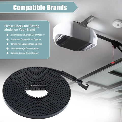 234 Inch Garage Door Drive Belt For 7 Foot Doors, Heavy Duty Opener Belt Compatible With Chamberlain LiftMaster Sentex Whisper Belt
